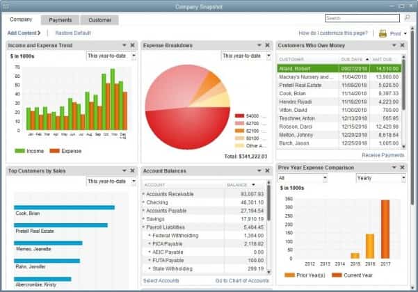 QuickBooks® Company Snapshot Report